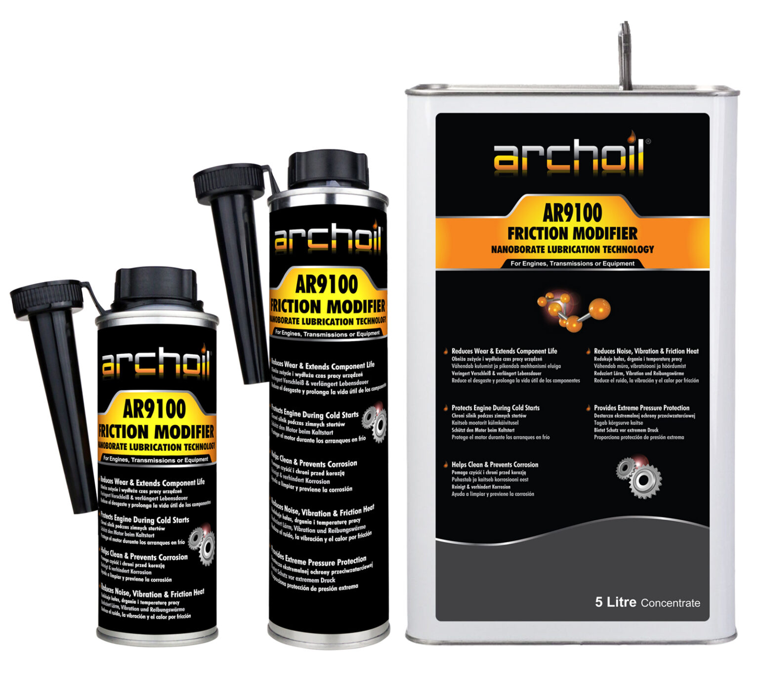 Archoil AR9100 Advanced Friction Modifier & Oil Additive Power Enhancer