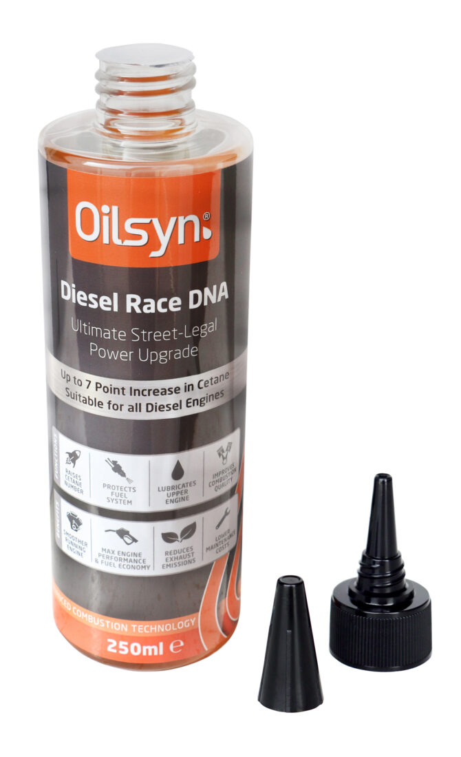 Oilsyn Diesel Race DNA 250ml cap removed