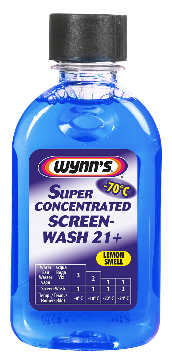 Wynns Super Concentrated Screen-Wash 21+ lemon - 250ml