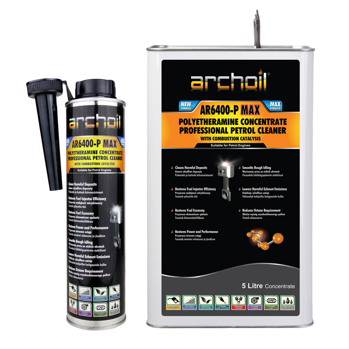 Archoil AR6400-P Max Polyetheramine Concentrate Professional Petrol Cleaner
