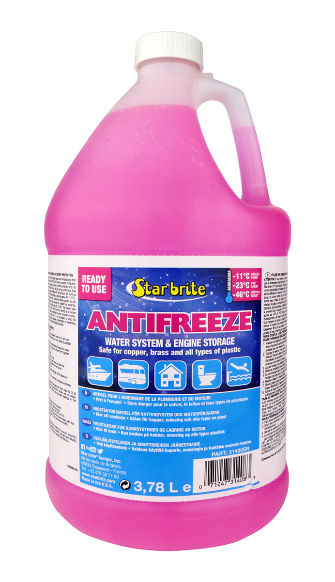 Star Brite 46°C NonToxic Premium AntiFreeze 3.790 Litres