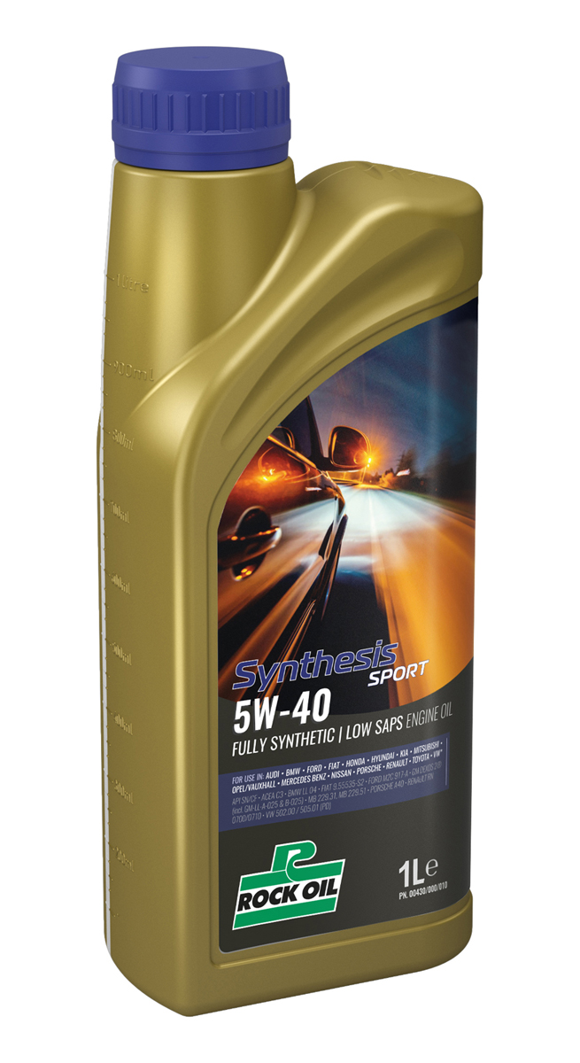 Rock Oil Synthesis Sport 5W40 Fully Synthetic Engine Oil - 1 Litre