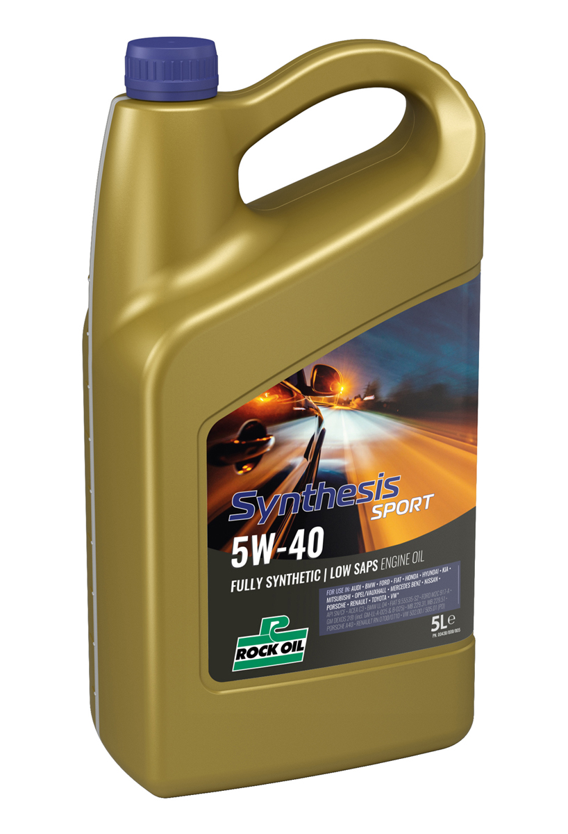 Rock Oil Synthesis Sport 5W40 Fully Synthetic Engine Oil - 5 Litres