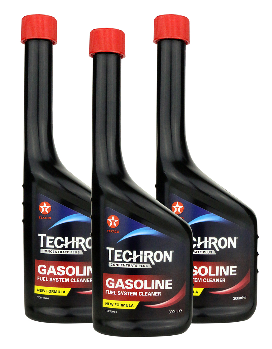 Techron PEA Concentrate Plus Petrol Fuel Injector System Cleaner - Pack of 3