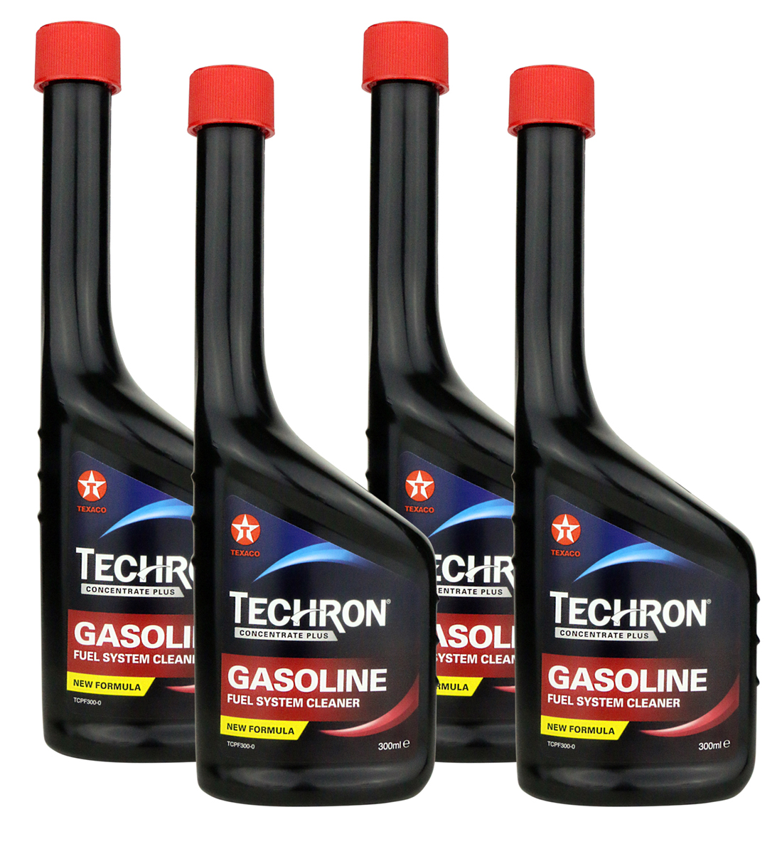 Techron PEA Concentrate Plus Petrol Fuel Injector System Cleaner - Pack of 4