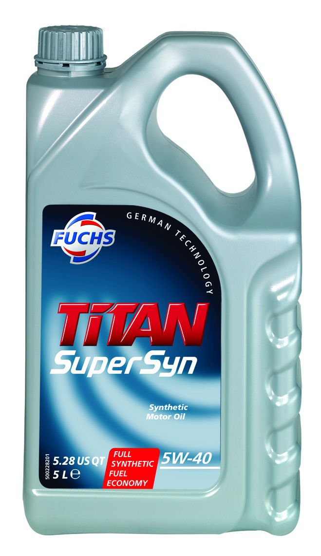 Fuchs Titan Supersyn SAE 5W40 Engine Oil - 5 Litres