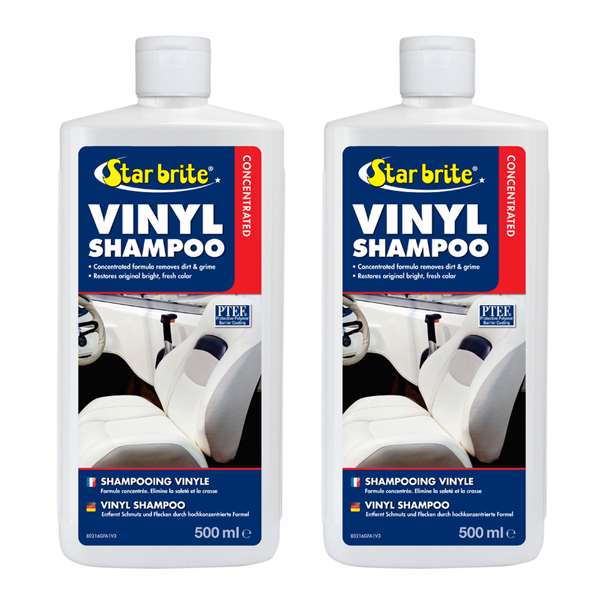 Star Brite Concentrated Vinyl Cleaner & Shampoo - Pack of 2