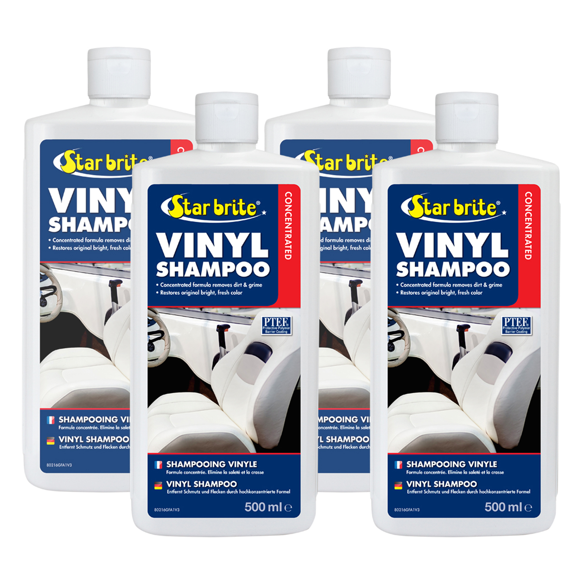 Star Brite Concentrated Vinyl Cleaner & Shampoo - Pack of 4