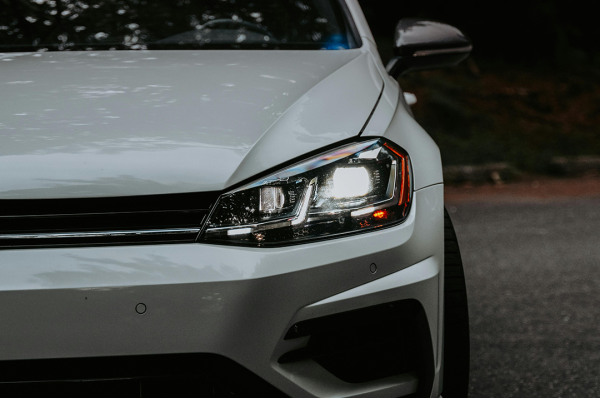 Image of a car viewed from the front